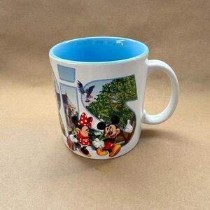 Disneyland Paris Minnie and Mickey Ceramic Mug.